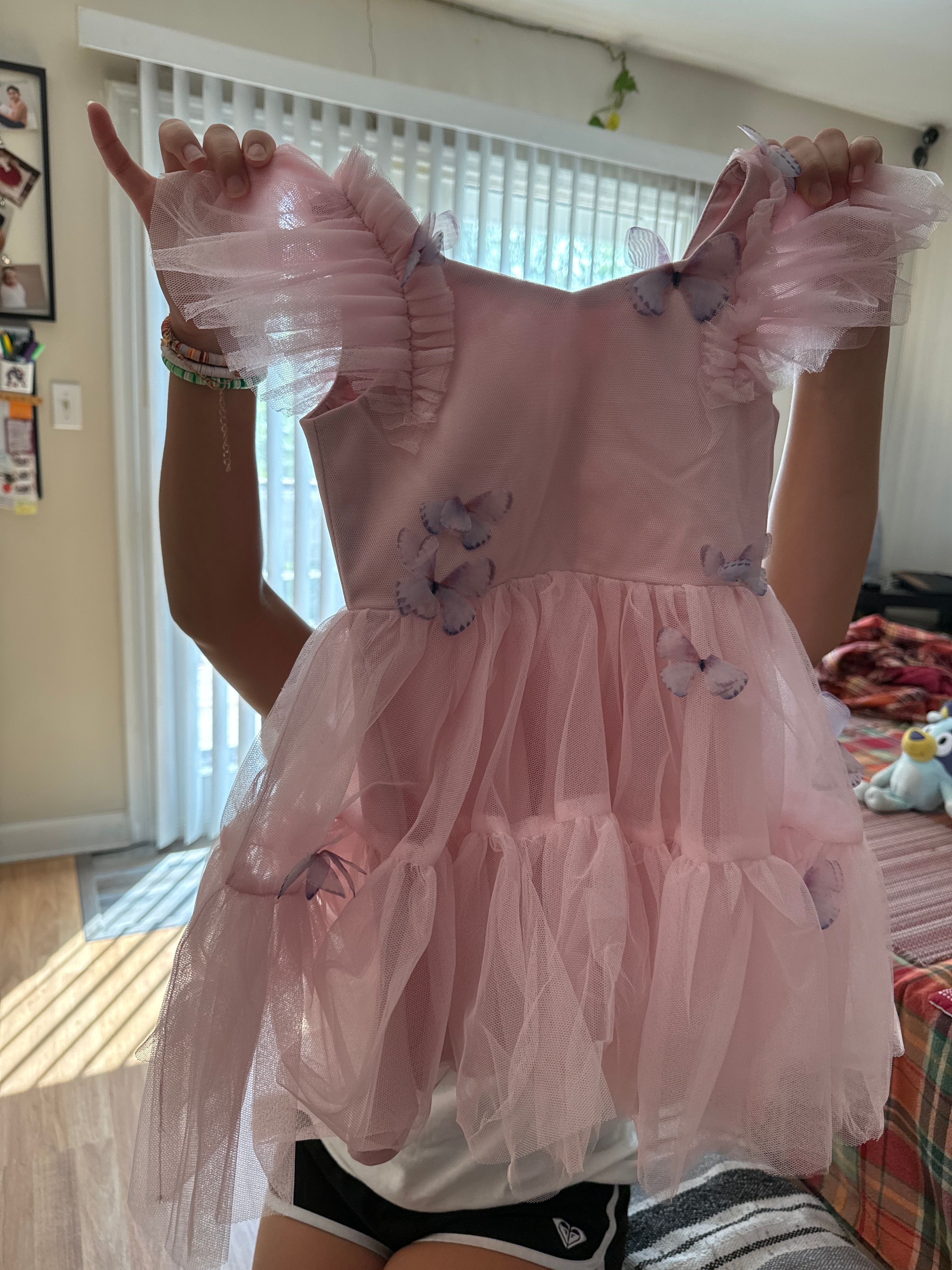 Lyrah Dress in Pale Blue - Joyfolie