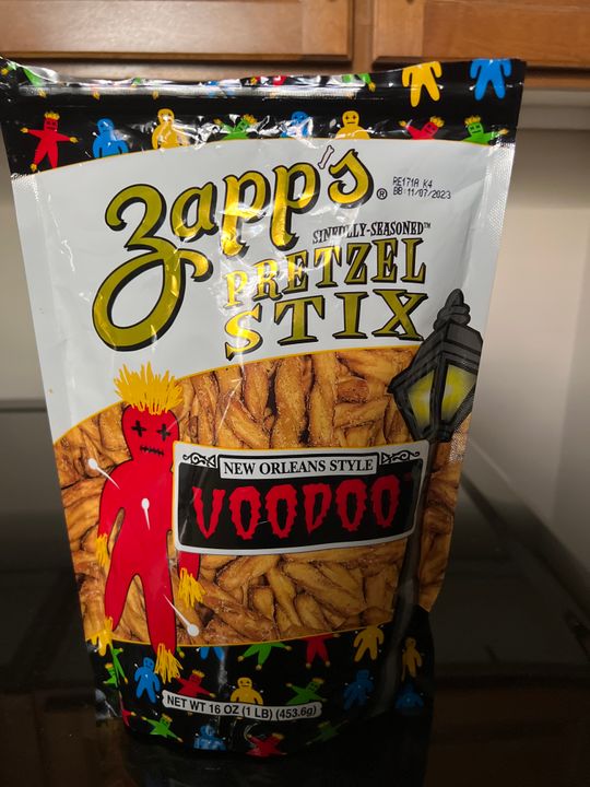 Zapp's Sinfully Seasoned Pretzel Stixs Voodoo 16 oz. Utz Quality Foods