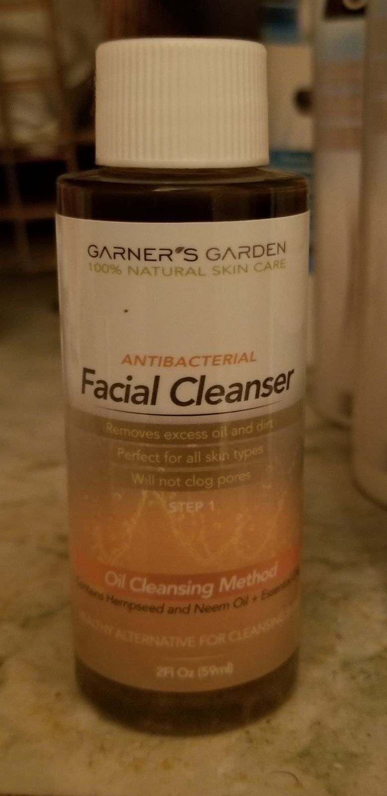 Antibacterial Facial Cleanser Natural Oil Face Wash