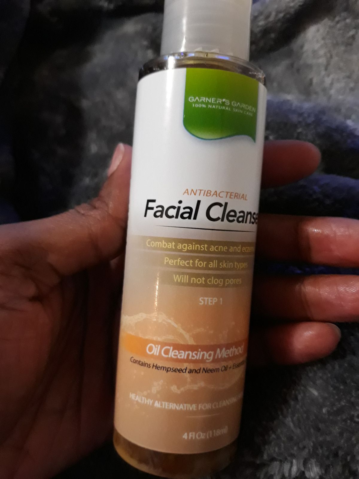 Antibacterial Facial Cleanser Natural Oil Face Wash