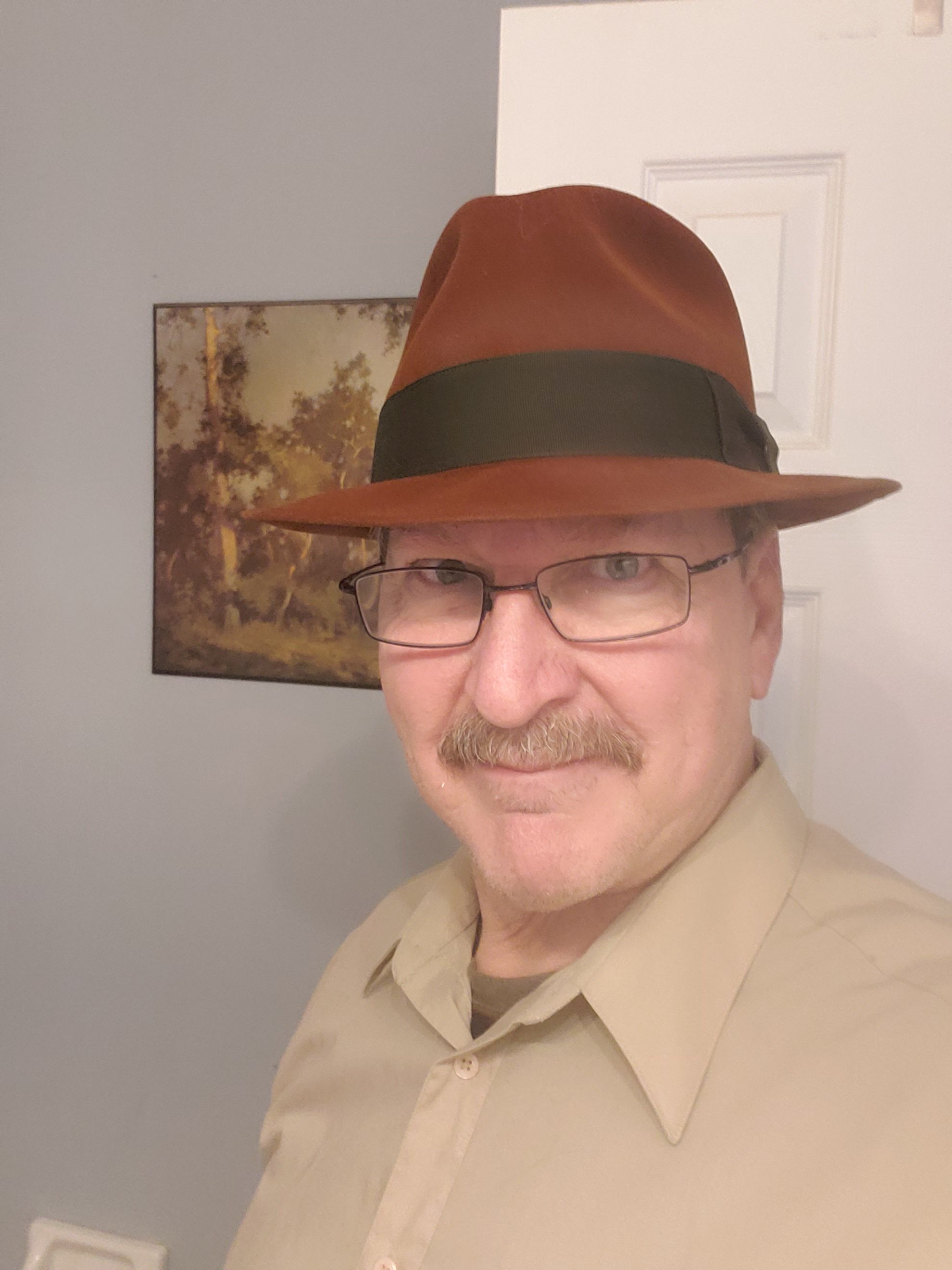 Grayson Stetson Felt Fedora Hat, brown