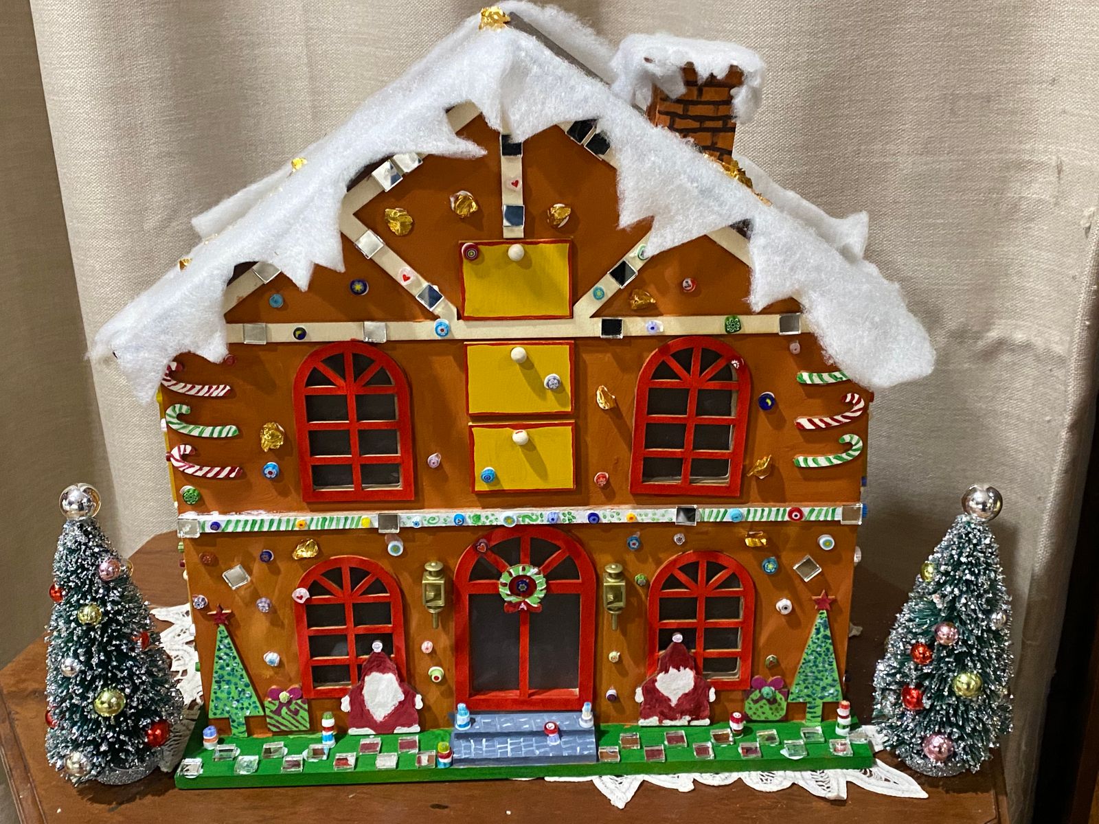Christmas Window Contest Sonoma 2022 Make A Merry Christmas Led Gingerbread House Advent Calendar - Riot Art &  Craft