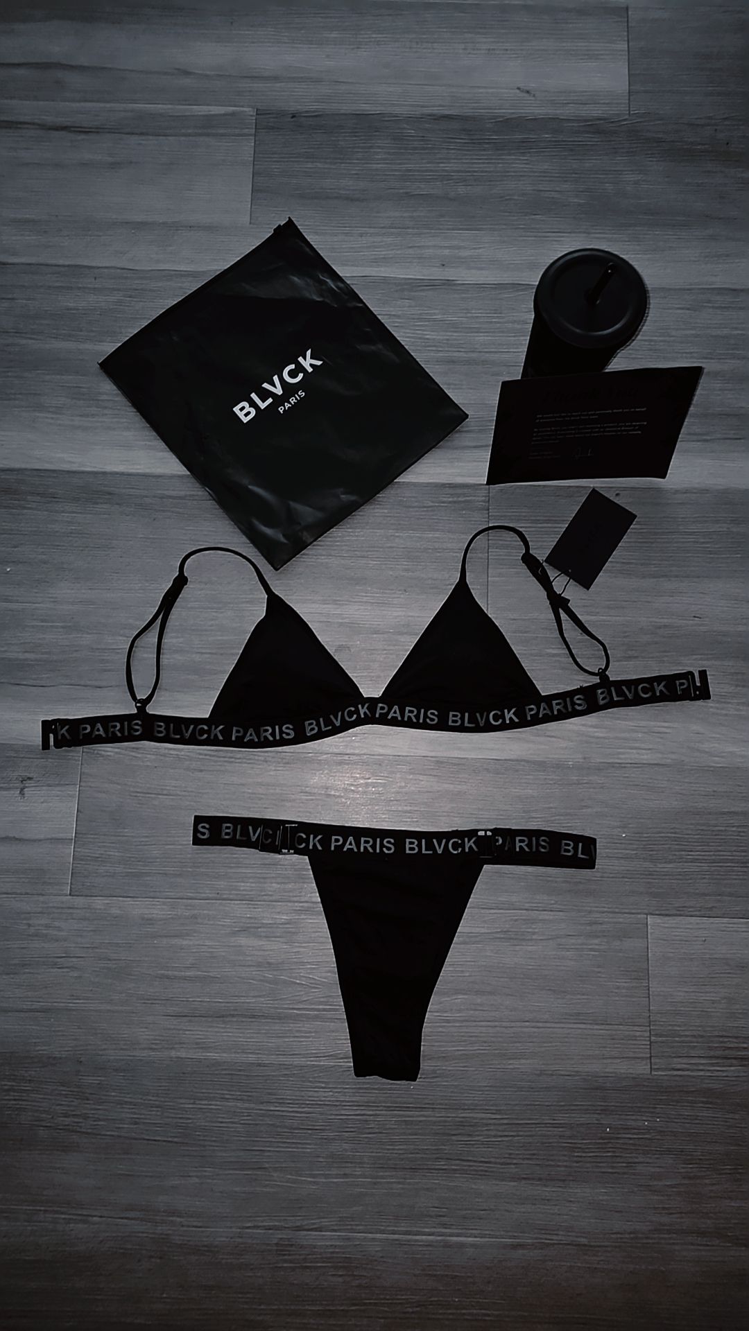 【Blvck Paris】★ビキニ★ Blvck Monogram Swimsuit Blvck Paris | Black Bikini, swimwear with monograms
