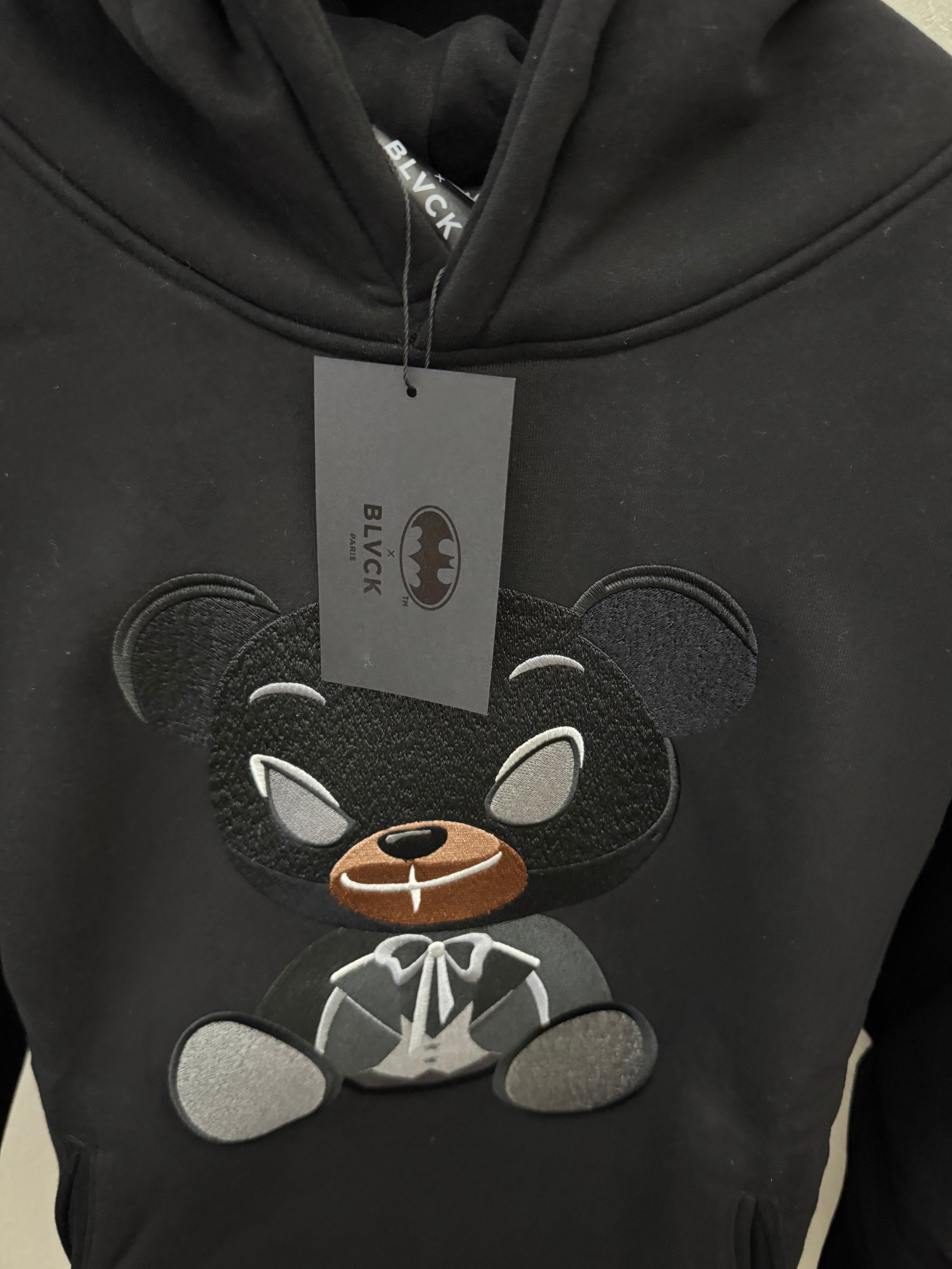 【BLVCK PARIS】Batman x Blvck Teddy Hoodie 海外限定 Batman x Blvck Teddy Hoodie
