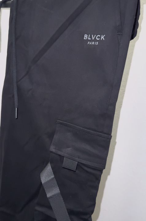 Blvck Paris | Black Cotton Cargo Pants