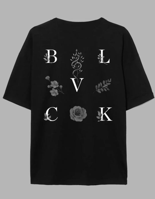 Blvck Floral Logo Tee