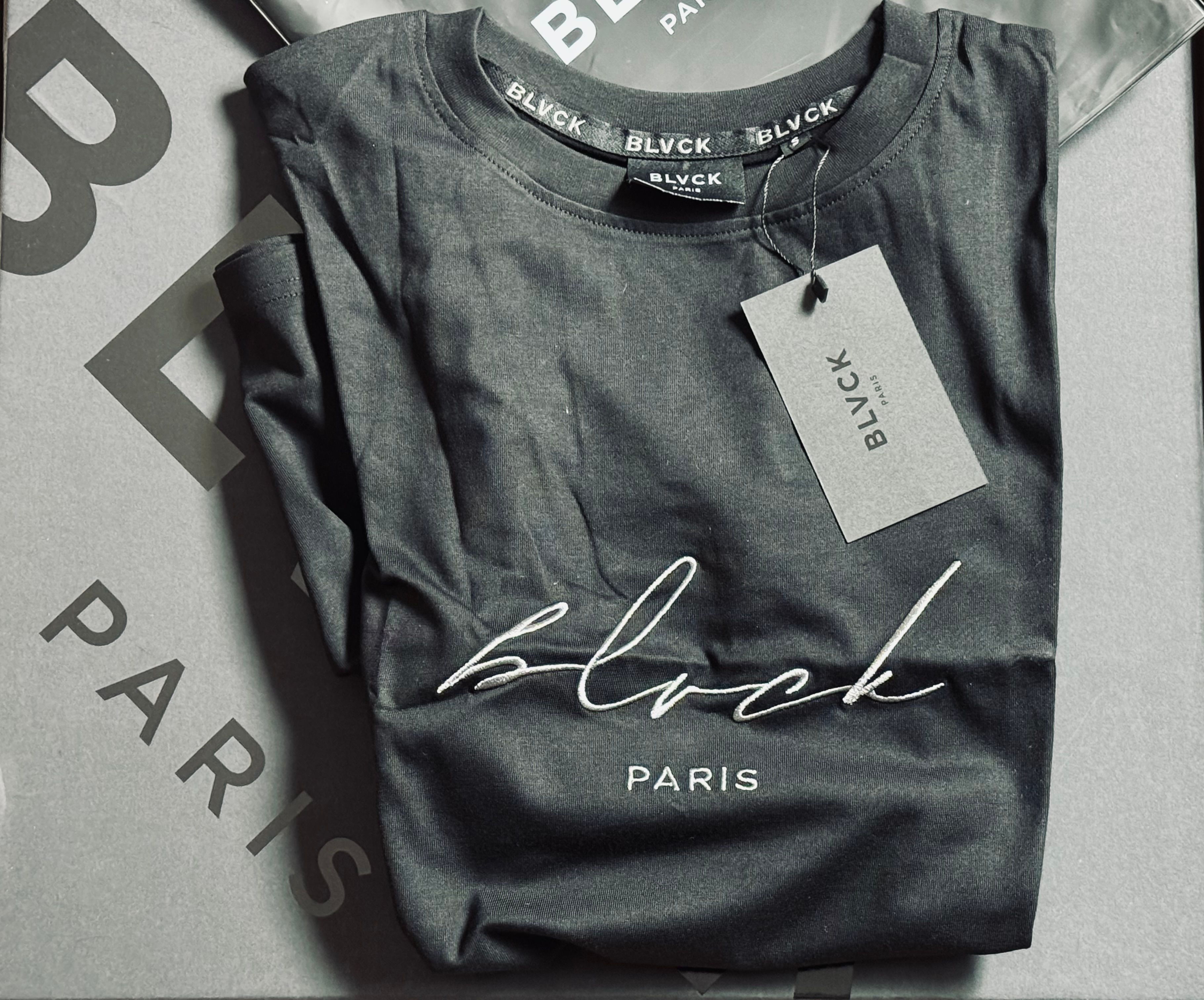 Black Signature Tee | Blvck Paris