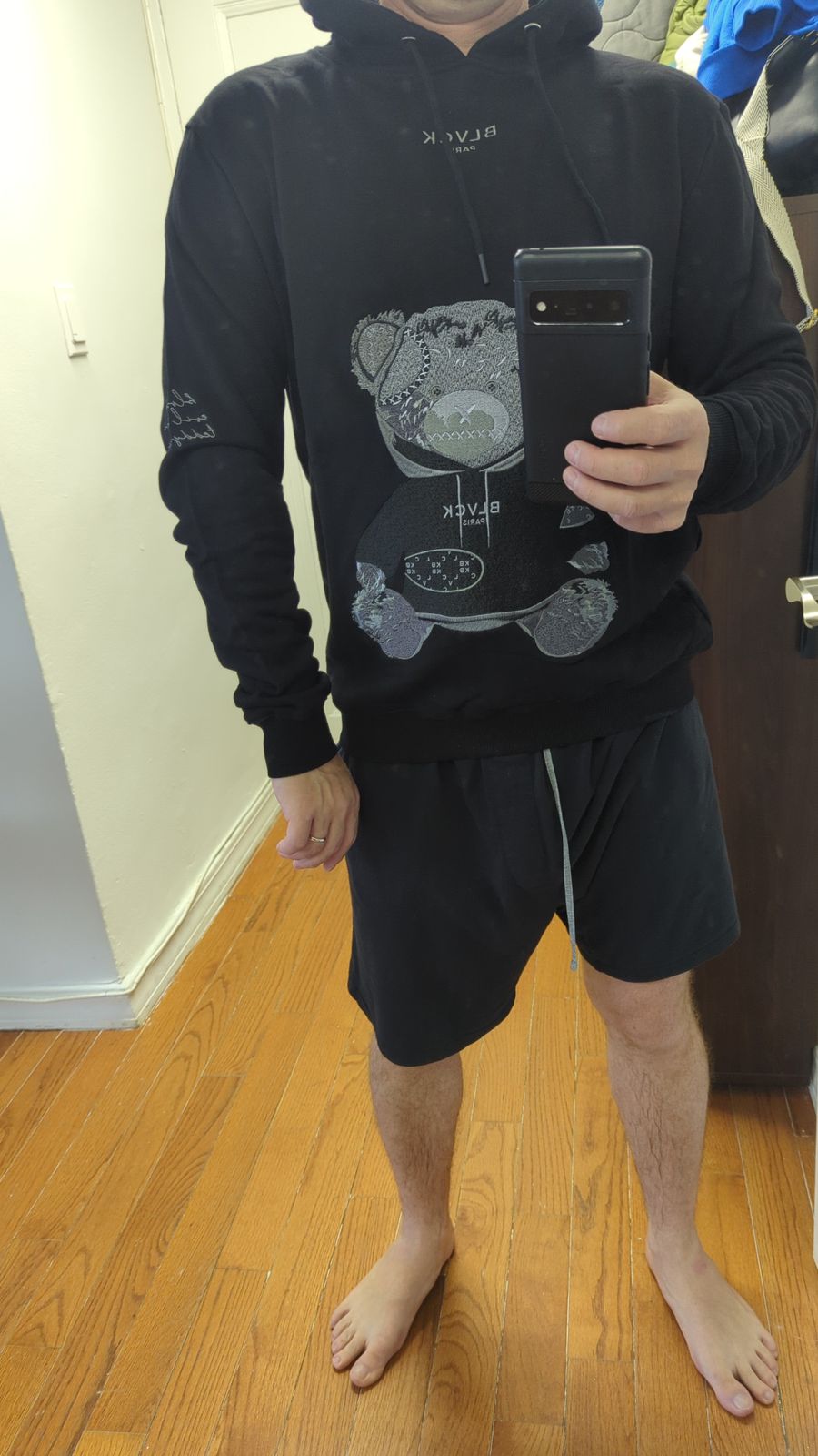 Blvck Evil Twin Teddy Bear Hoodie