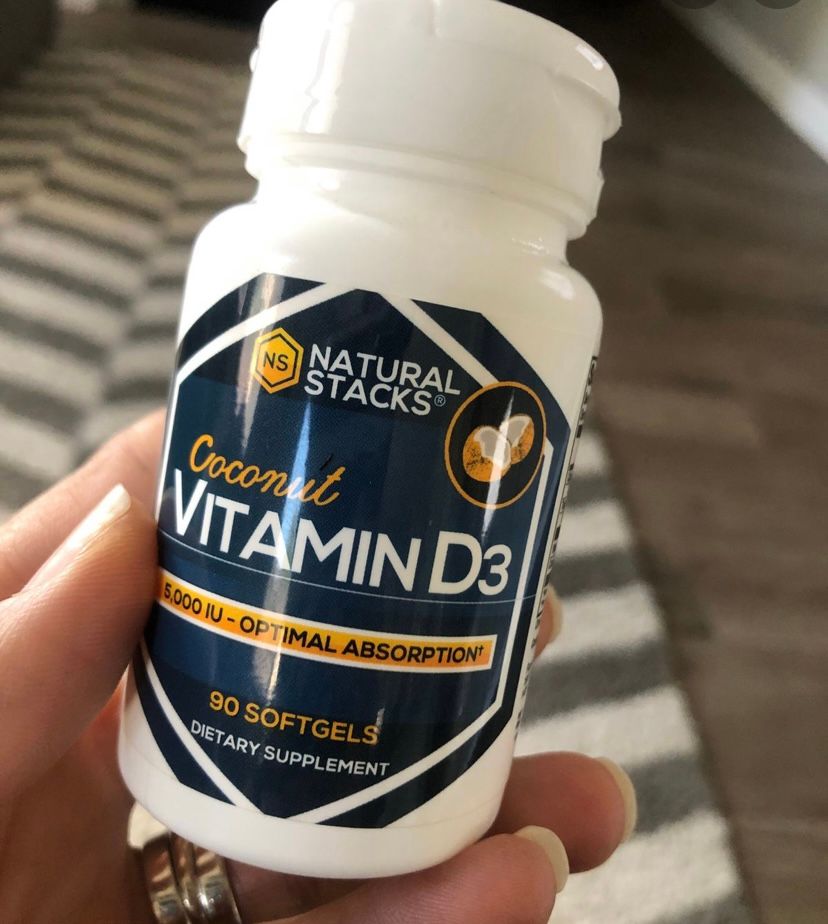 Buy Vitamin D3 5,000IU with Organic Coconut Oil Capsule Supplement