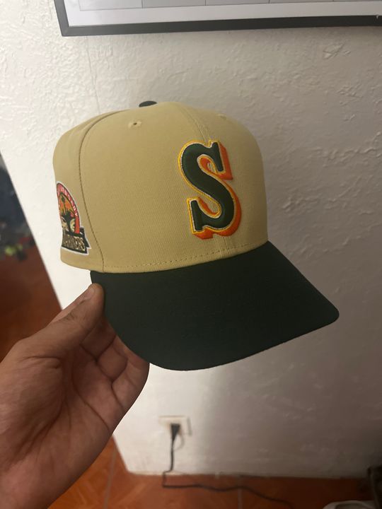 Colorado Rockies New Era Custom Corduroy Brim Cream 59FIFTY Fitted Hat